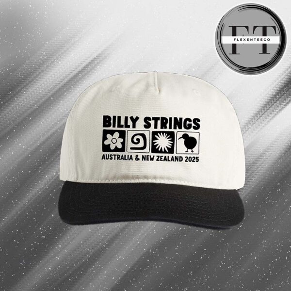 Billy Strings 2025 Tour Australia & New Zealand Classic Cap Hat Snapback