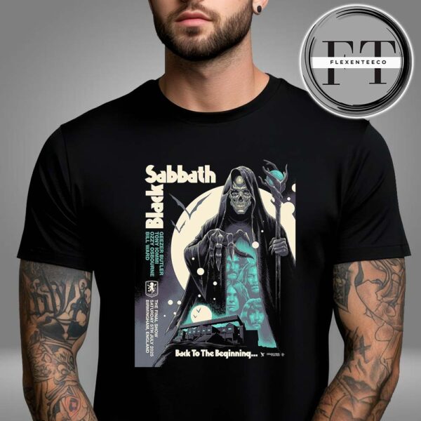 Black Sabbath The Final Show Back To The Beginning At Birmingham England On July 5 2025 Unisex T-Shirt
