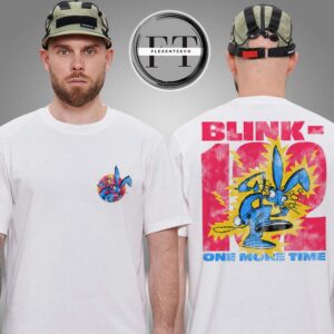 Blink 182 One More Time Rabbit Two Sided Unisex T-Shirt