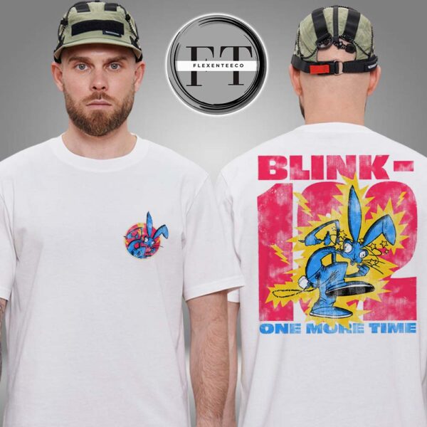 Blink 182 One More Time Rabbit Two Sided Unisex T-Shirt