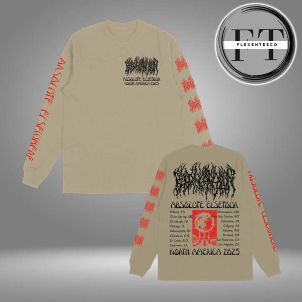 Blood Incantation Absolute Elsetour Summer 2025 All Over Print Shirt