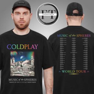 Coldplay Toronto Music Of The Spheres Limited Edition Tour Two Sided Unisex T-Shirt