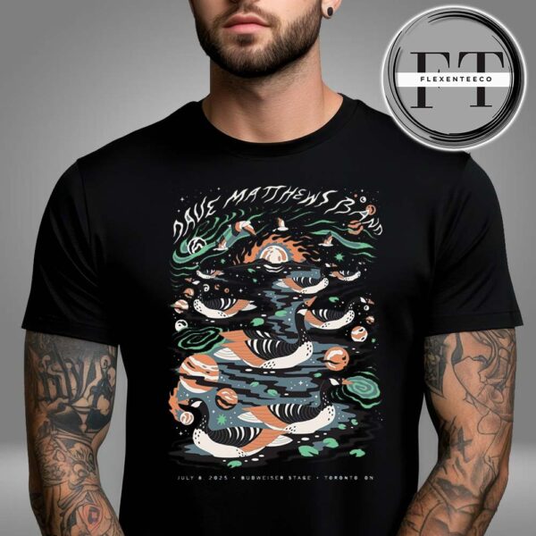 Dave Matthews Band At Budweiser Stage In Toronto ON On July 8 2025 Unisex T-Shirt