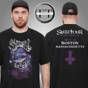 Ghost Band Skeletour 2025 Boston Massachusetts On July 21 Exclusive Two Sided Unisex T-Shirt