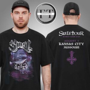 Ghost Band Skeletour 2025 Kansas City Missouri On August 5 Exclusive Two Sided Unisex T-Shirt