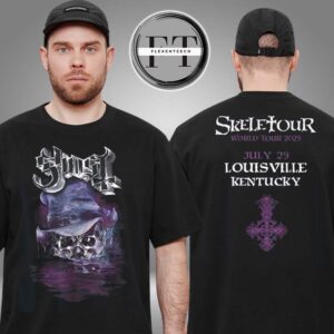 Ghost Band Skeletour 2025 Louisville Kentucky On July 25 Exclusive Two Sided Unisex T-Shirt