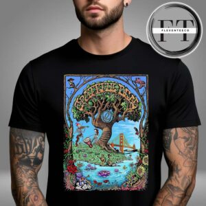 Grateful Dead Poster Honoring 60 Years Of GD Music Unisex T-Shirt