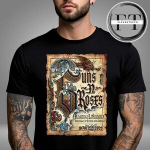 Guns N Roses At Darius And Girenas Stadium In Kaunas LT On July 10 2025 Unisex T-Shirt