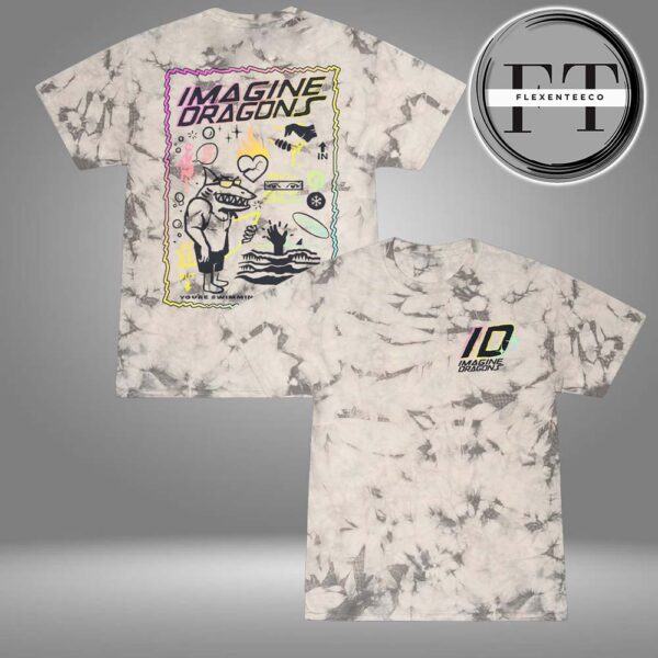 Imagine Dragons Sharks Tie All Over Print Shirt