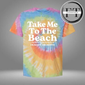 Imagine Dragons Take Me To The Beach Rainbow All Over Print Shirt
