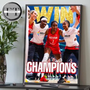 Indiana Fever Are The 2025 WNBA Commissioner’s Cup Champions Home Decor Poster Canvas