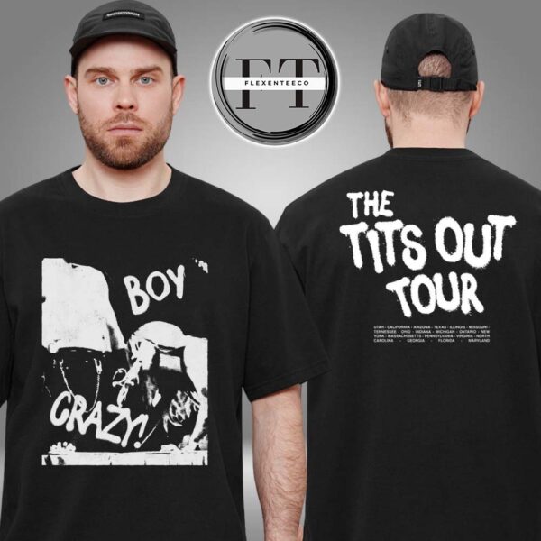 Kesha Boy Crazy Tits Out Tour Two Sided Unisex T-Shirt