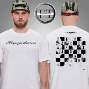 Lady Gaga Chessboard Two Sided Unisex T-Shirt