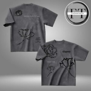 Lady Gaga Roses All Over Print Shirt