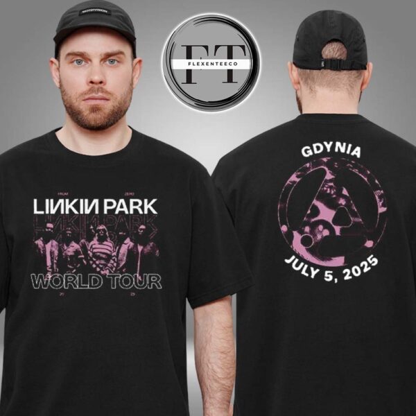 Linkin Park From Zero World Tour 2025 Gdynia Exclusive Tee On July 5 2025 Two Sided Unisex T-Shirt