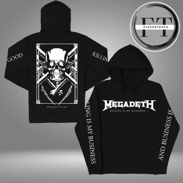 Megadeth 40th Anniversary Collection Killing Is My Business Hoodie All Over Print Shirt