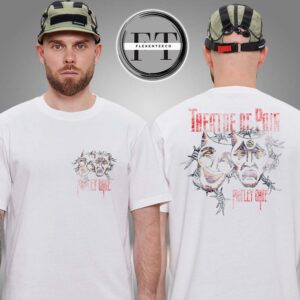Motley Crue Theatre Of Pain Barbed Wire Two Sided Unisex T-Shirt