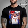NBA 2K26 Cover Athlete Carmelo Anthony New York Knicks Superstar Edition Unisex T-Shirt