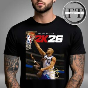 NBA 2K26 Cover Athlete Richard Jefferson Dallas Mavericks Legacy Edition Unisex T-Shirt