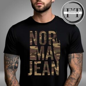 Norma Jean Camo Logo Unisex T-Shirt