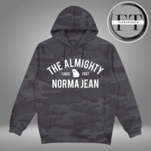 Norma Jean The Almighty Norma Jean Camo Hoodie All Over Print Shirt