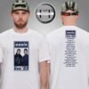 Oasis Merch For Cardiff Tour 2025 Live 25 Schedule Two Sided Unisex T-Shirt