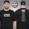 Oasis Merch For Cardiff Tour 2025 Two Sided Unisex T-Shirt