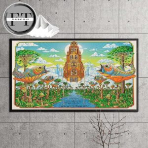 Phish Dry Goods At Columbus OH Summer 614 In The Commons On July 13 2025 Home Decor Poster Canvas