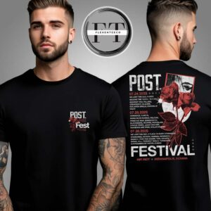 Post Festival 2025 Post Fest Tour Shirt Two Sided Unisex T-Shirt