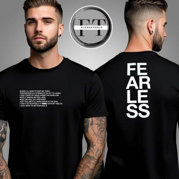 President Band Fearless Tee Black Two Sided Unisex T-Shirt