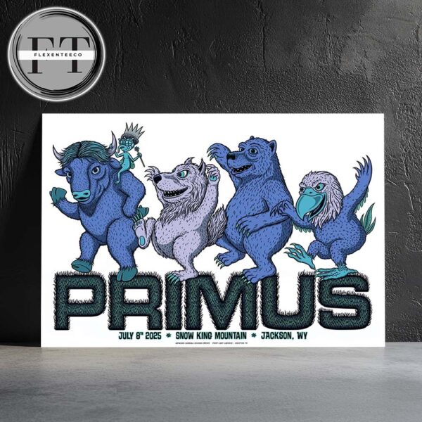 Primus At Snow King Mountain In Jackson WY On July 8 2025 Home Decor Poster Canvas