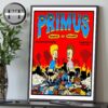 Primus Onward And Upward At Iroquois Amphitheater In Louisville KY On July 15 2025 Home Decor Poster Canvas
