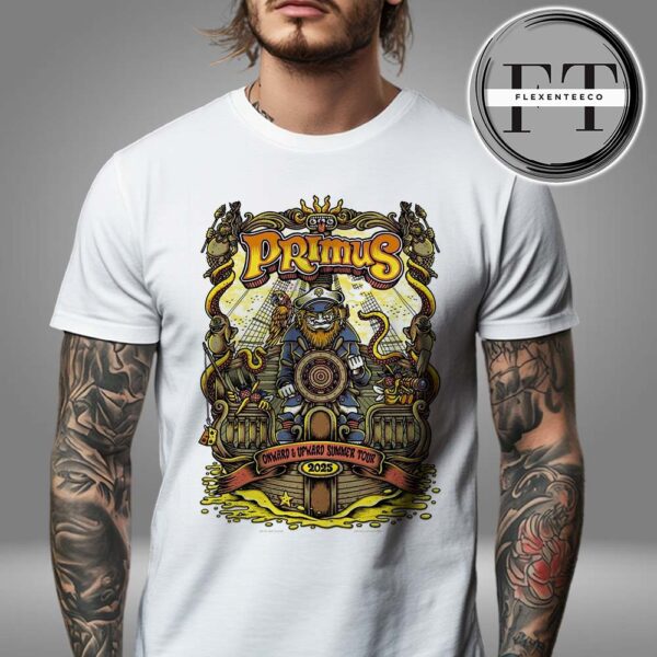 Primus Onward And Upward Summer Tour 2025 Unisex T-Shirt