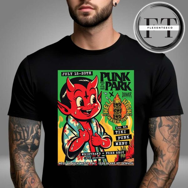 Punk In The Park In Denver CO On Jul 15 20 2025 Unisex T-Shirt