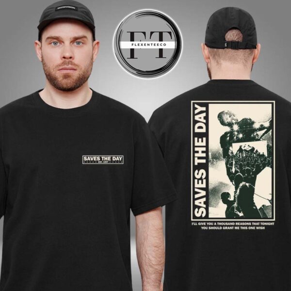 Saves The Day One Wish Two Sided Unisex T-Shirt