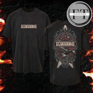 Scorpions Coming Home Live Two Sided Washed T-Shirt