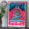 Simple Plan 25th Anniversary Bigger Than You Think Tour Schedule Home Decor Poster Canvas