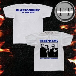 The 1975 Live At Glastonbury Washed T-Shirt