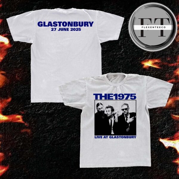 The 1975 Live At Glastonbury Washed T-Shirt