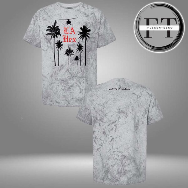 The Kills LA Hex Palm Smoke All Over Print Shirt