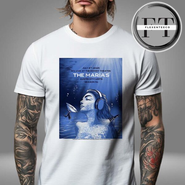 The Marias ACL Live At The Moody Theater Austin City Limits Season 51 On July 8 2025 Unisex T-Shirt