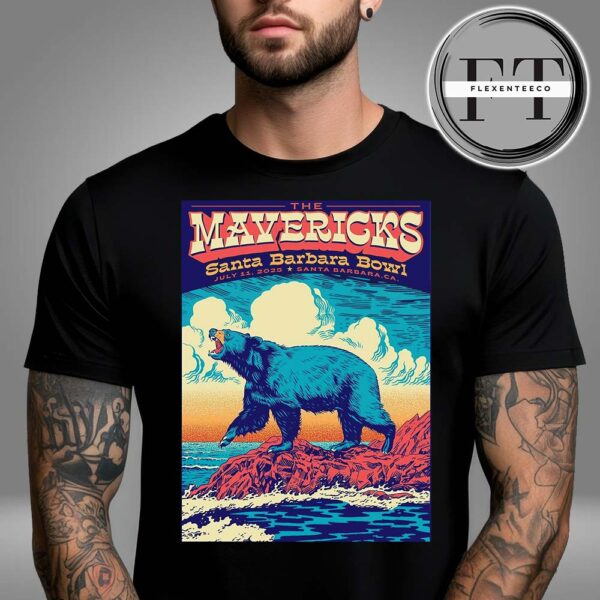 The Mavericks At Santa Barbara Bowl In Santa Barbara CA On July 11 2025 Unisex T-Shirt