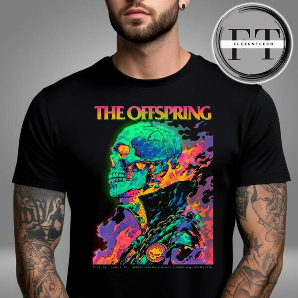 The Offspring At Midflorida Credit Union Amphitheater In Tampa FL On July 12 2025 Unisex T-Shirt