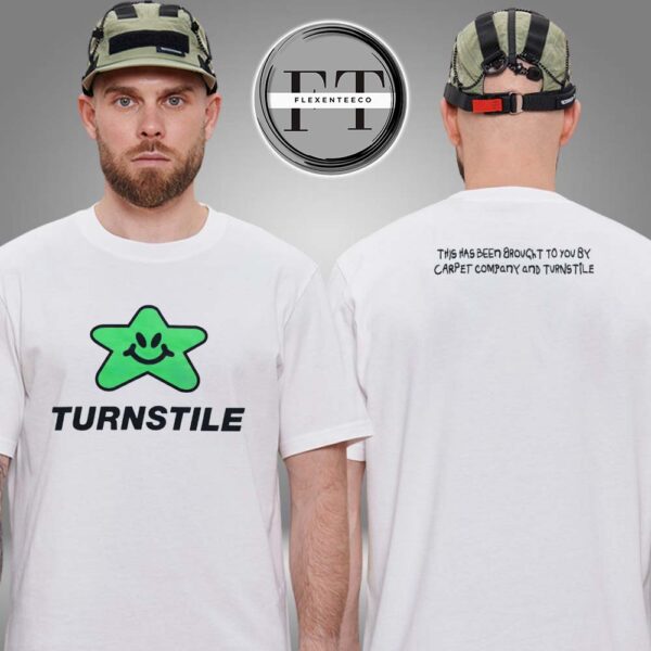 Turnstile x Carpet Seein Stars Two Sided Unisex T-Shirt