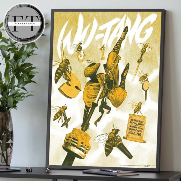 Wu Tang Clan Wu Tang Forever The Final Chamber At Scotiabank Arena In Toronto Canada On July 14 2025 Home Decor Poster Canvas