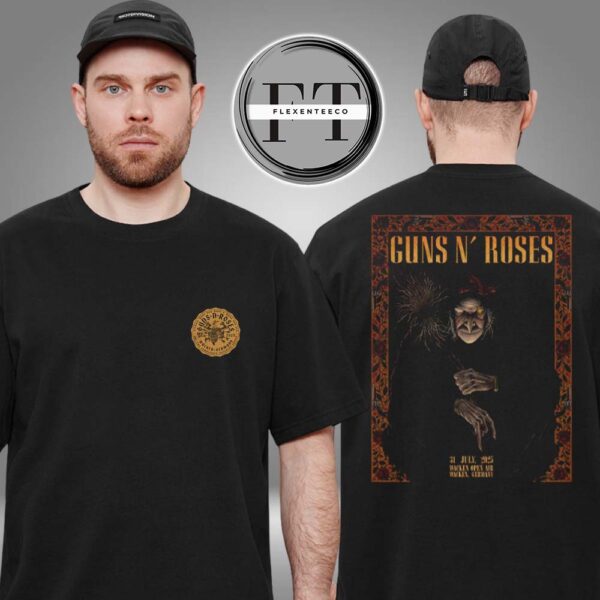 Guns N Roses Poster Show At Wacken Open Air In Wacken Germany On July 31 2025 Two Sided Unisex T-Shirt